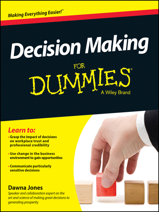 Title details for Decision Making For Dummies by Dawna Jones - Available